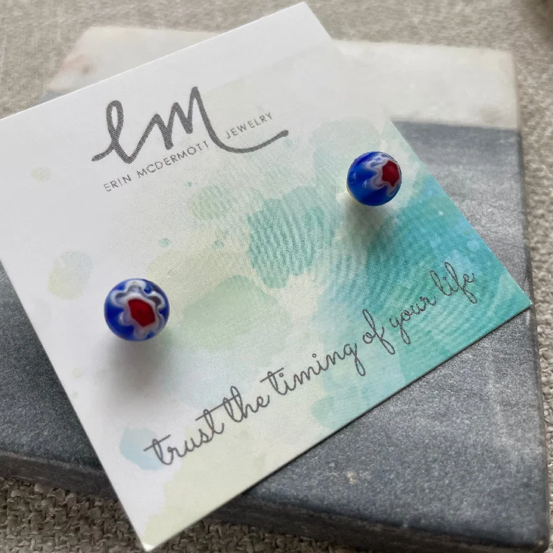 Special Deals On Handcrafted And Designer Jewelry Venetian Glass Studs