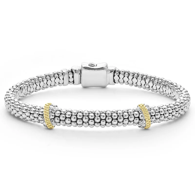 Seasonal Jewelry Clearance – Best Styles At The Lowest Prices Double X Caviar Diamond Bracelet | 6mm (Size S+) Seasonal Jewelry Clearance – Best Styles At The Lowest Prices Double X Caviar Diamond Bracelet | 6mm (Size S+)