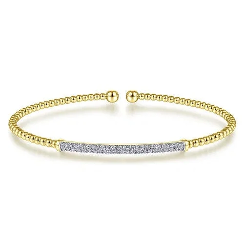 Best Jewelry Sale – Shop Exclusive Designs Now 14K Yellow Gold Bujukan Diamond Bar Split Bangle Best Jewelry Sale – Shop Exclusive Designs Now 14K Yellow Gold Bujukan Diamond Bar Split Bangle