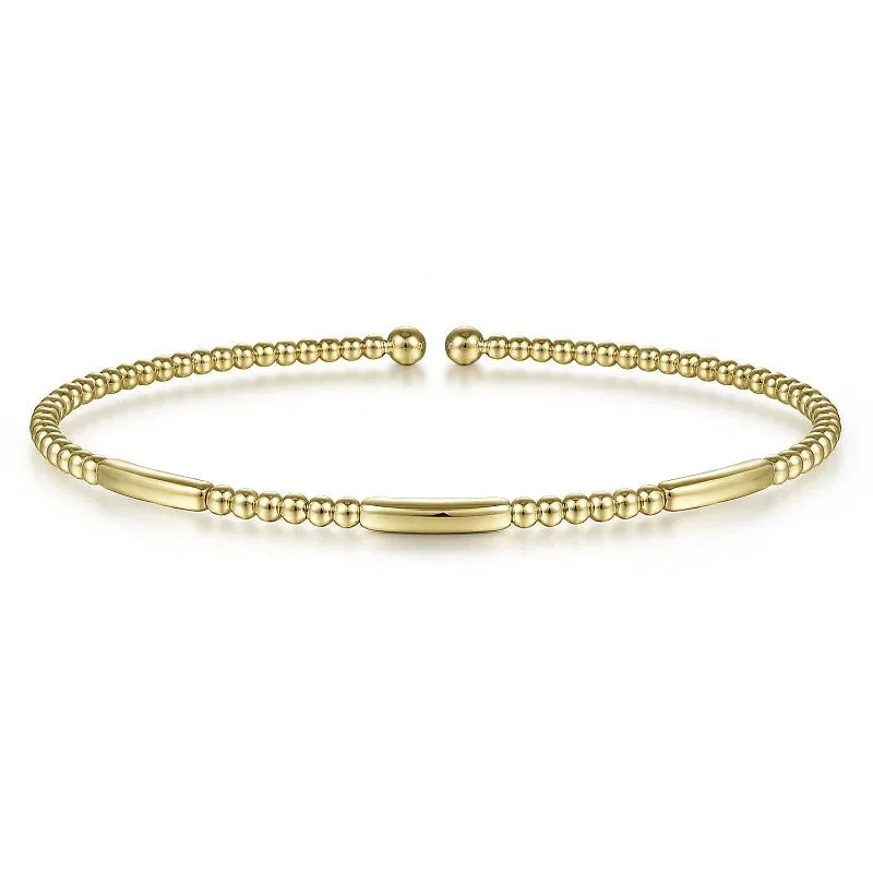Shop High-Quality Jewelry At Jaw-Dropping Discounts 14K Yellow Gold Bujukan Open Bangle Shop High-Quality Jewelry At Jaw-Dropping Discounts 14K Yellow Gold Bujukan Open Bangle