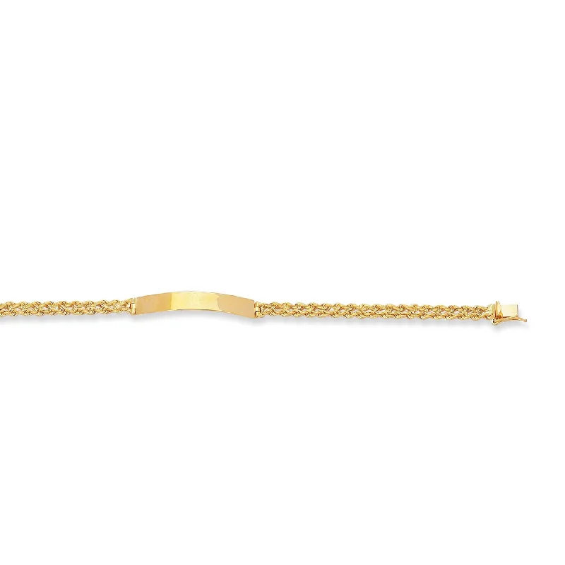 Exclusive Online Discounts On Stylish Jewelry 14kt 7 inches Yellow Gold Shiny Diamond Cut ID Bracelet with Box Catch Clasp Exclusive Online Discounts On Stylish Jewelry 14kt 7 inches Yellow Gold Shiny Diamond Cut ID Bracelet with Box Catch Clasp