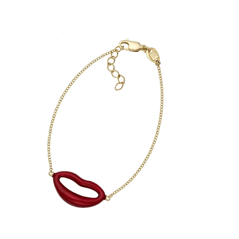 Premium Jewelry At Special Low Prices For A Limited Time 14kt Gold 7 inches Yellow Finish 12.5mm Polished Extendable Lips Bracelet with Lobster Clasp Premium Jewelry At Special Low Prices For A Limited Time 14kt Gold 7 inches Yellow Finish 12.5mm Polished Extendable Lips Bracelet with Lobster Clasp