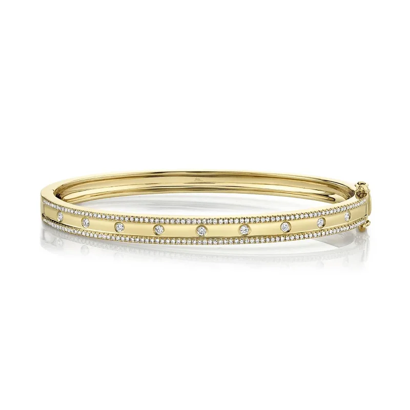 Glamorous Jewelry, Glamorous Deals – Shop Now Diamond Hinged Bangle