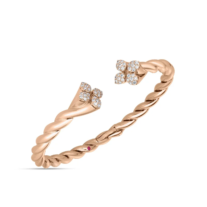 Don't Miss Out On Jaw-Dropping Jewelry Discounts 18K ROSE GOLD LOVE IN VERONA DIAMOND TWIST BANGLE Don't Miss Out On Jaw-Dropping Jewelry Discounts 18K ROSE GOLD LOVE IN VERONA DIAMOND TWIST BANGLE