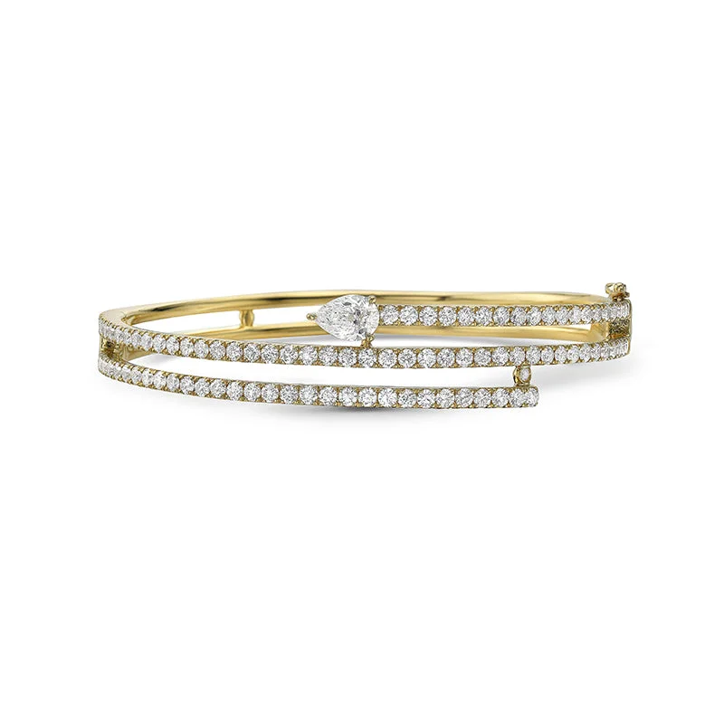 Limited-Stock Jewelry Sale – Once It's Gone, It's Gone 18k Yellow Gold Wrap Bangle