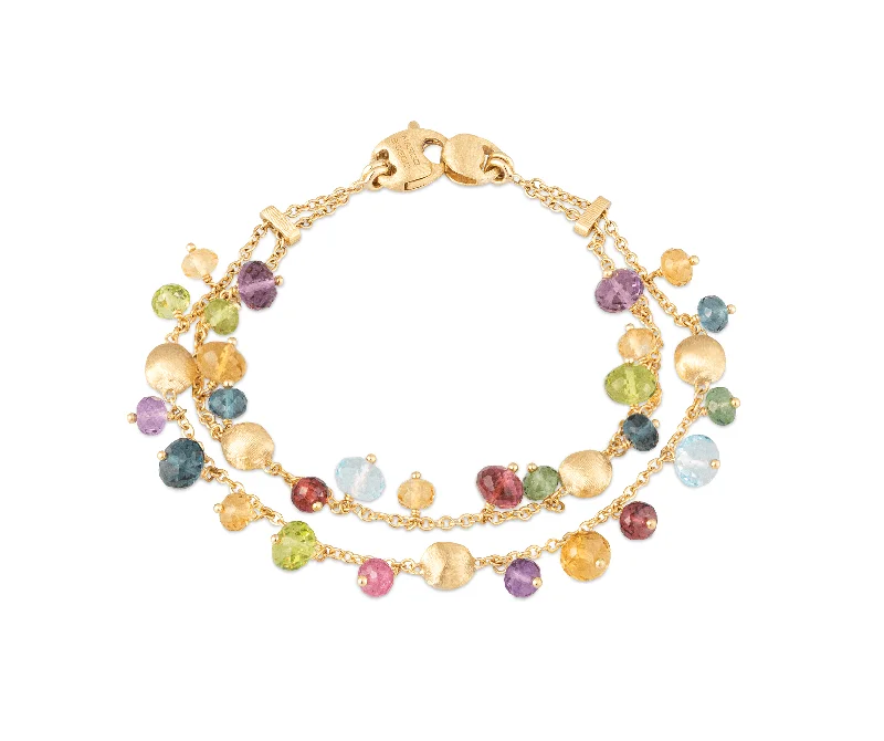 Flash Sale On Stunning Jewelry – Don't Miss Out Africa Collection 18k Yellow Gold Double Strand Mixed Gemstone Bracelet Flash Sale On Stunning Jewelry – Don't Miss Out Africa Collection 18k Yellow Gold Double Strand Mixed Gemstone Bracelet