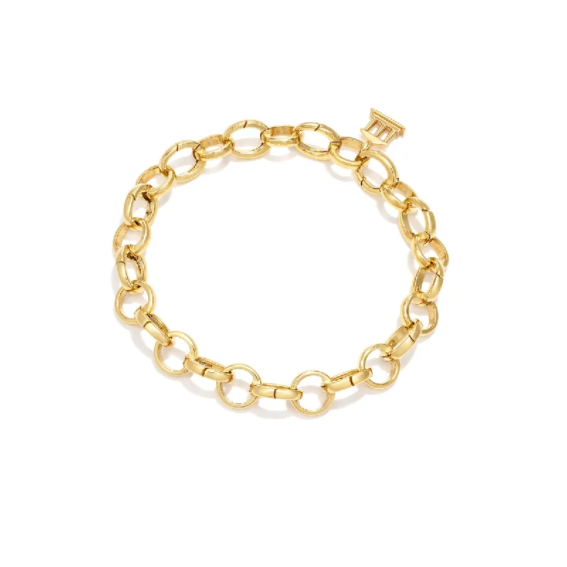 Don't Miss These Dazzling Jewelry Discounts 18K Temple Charm Bracelet