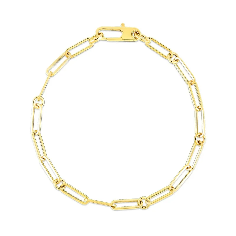Dainty And Elegant Jewelry Now At Reduced Prices Fine Link Paperclip Chain Bracelet