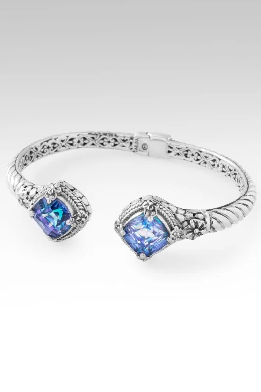 Waterproof Stainless Steel Jewelry For Lasting Beauty Always Faithful Tip-to-Tip Bracelet™ in Perfect Luck™ Mystic Quartz Waterproof Stainless Steel Jewelry For Lasting Beauty Always Faithful Tip-to-Tip Bracelet™ in Perfect Luck™ Mystic Quartz