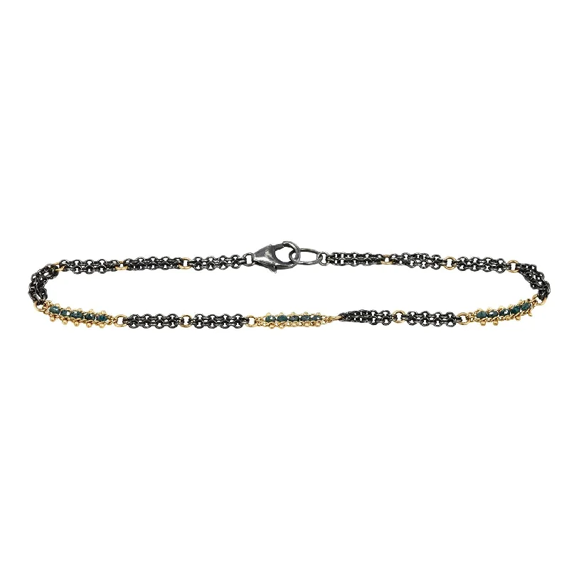 Get Ready To Sparkle – Special Jewelry Discounts Blue Diamond Textile Station Bracelet Get Ready To Sparkle – Special Jewelry Discounts Blue Diamond Textile Station Bracelet