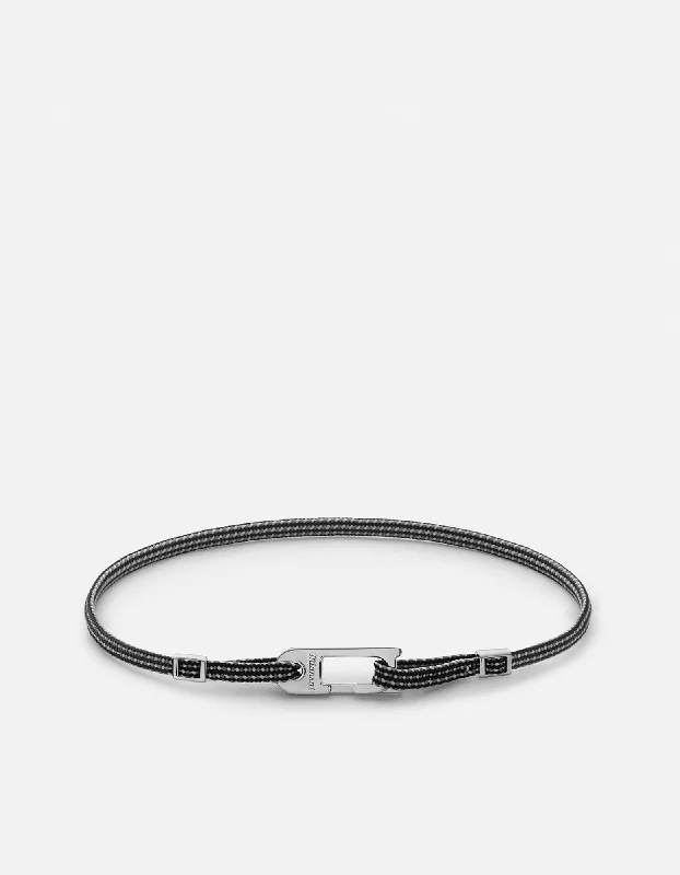 Huge Savings On Timeless Jewelry Collections Annex Pull Bracelet, Sterling Silver/Black Huge Savings On Timeless Jewelry Collections Annex Pull Bracelet, Sterling Silver/Black