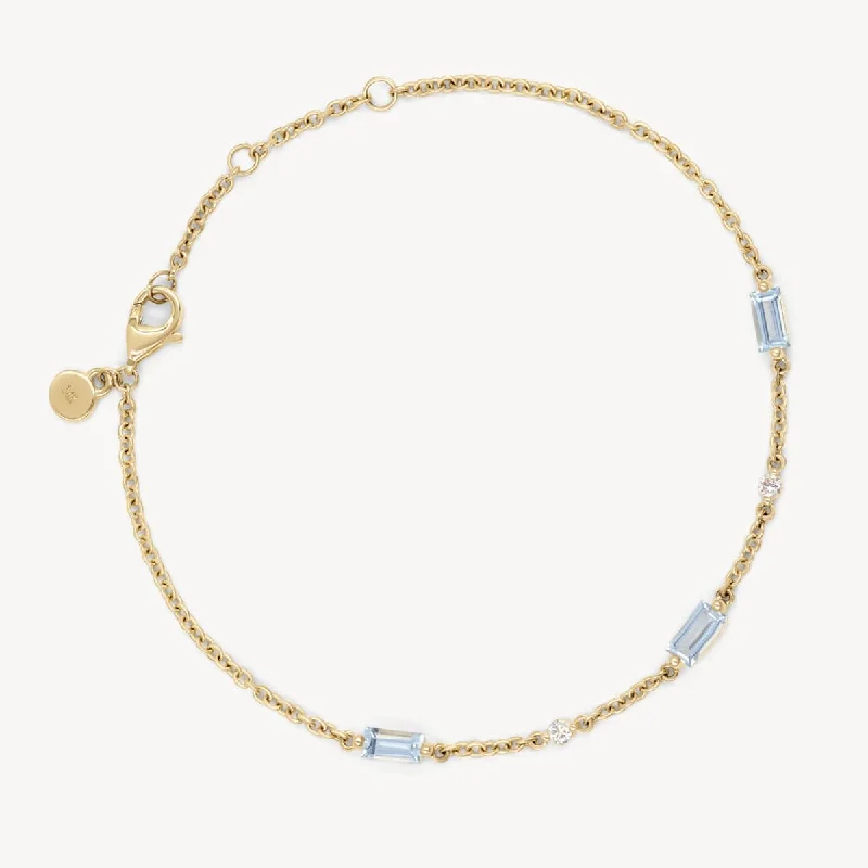 Sparkle For Less – Shop Our Limited-Time Jewelry Deals Aquamarine Azure Bracelet