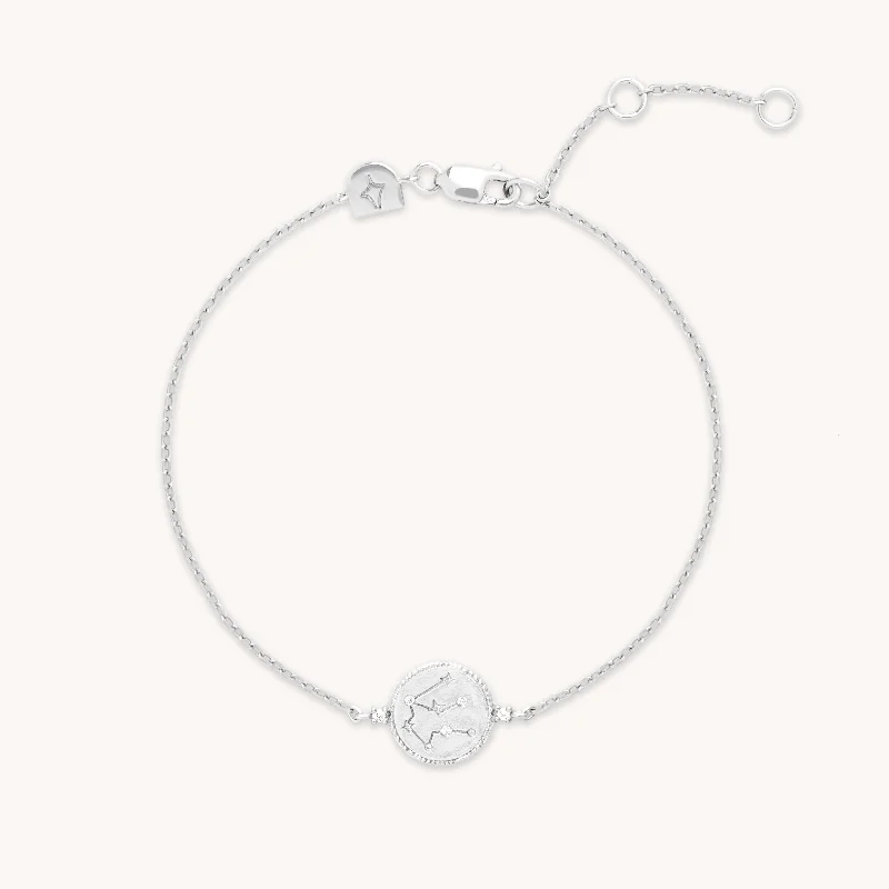 Buy More, Save More – Special Jewelry Discounts Aquarius Zodiac Bracelet in Silver