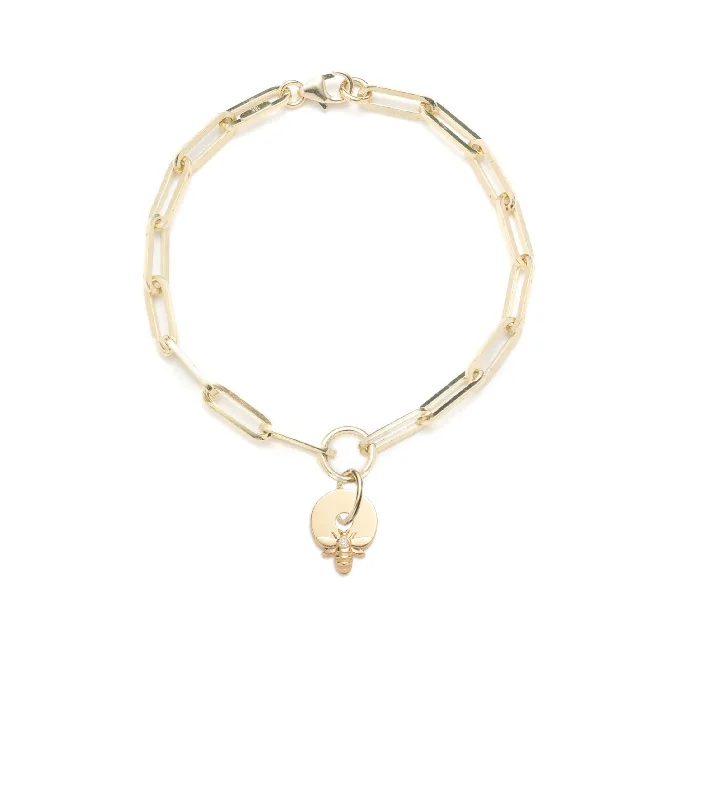 Exclusive Jewelry Sale – Grab Timeless Pieces Now Bee - FoundRae x Every Mother Counts : Bee Disk Classic FOB Clip Chain Bracelet Exclusive Jewelry Sale – Grab Timeless Pieces Now Bee - FoundRae x Every Mother Counts : Bee Disk Classic FOB Clip Chain Bracelet
