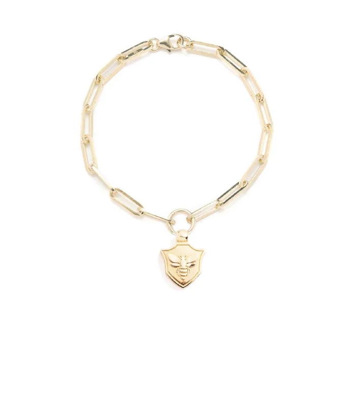 Shop Signature Jewelry Styles At Exclusive Prices Bee - FoundRae x Every Mother Counts : Miniature Crest Classic FOB Clip Chain Bracelet Shop Signature Jewelry Styles At Exclusive Prices Bee - FoundRae x Every Mother Counts : Miniature Crest Classic FOB Clip Chain Bracelet