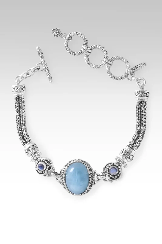 High-Quality Jewelry At A Fraction Of The Cost Believe and Live Bracelet II™ in Aquamarine High-Quality Jewelry At A Fraction Of The Cost Believe and Live Bracelet II™ in Aquamarine