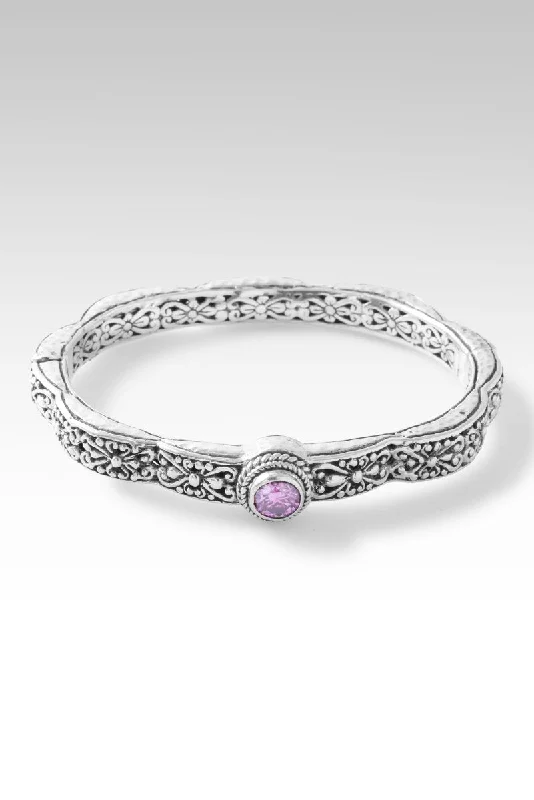 Elegant Jewelry, Affordable Luxury – Shop Now Blessed Assurance Bracelet II™ in Perfect Pink Moissanite Elegant Jewelry, Affordable Luxury – Shop Now Blessed Assurance Bracelet II™ in Perfect Pink Moissanite