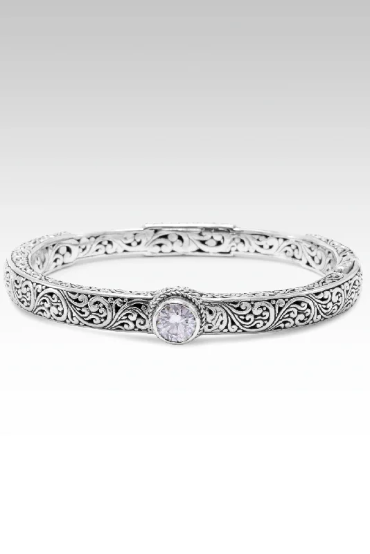 Handcrafted Beauty At Affordable Prices Blessed One Bangle™ in Moissanite