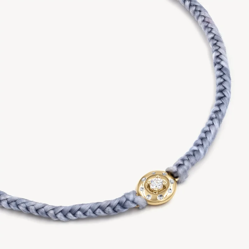 Don't Miss These Dazzling Jewelry Discounts Braided Silk Diamond Bracelet