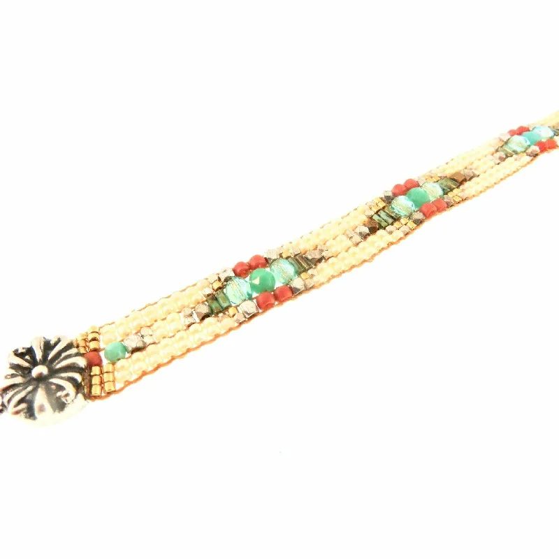 Limited-Time Offer On Elegant Jewelry Pieces Chili Rose White Silver Channels- Aster Tip Bracelet Limited-Time Offer On Elegant Jewelry Pieces Chili Rose White Silver Channels- Aster Tip Bracelet