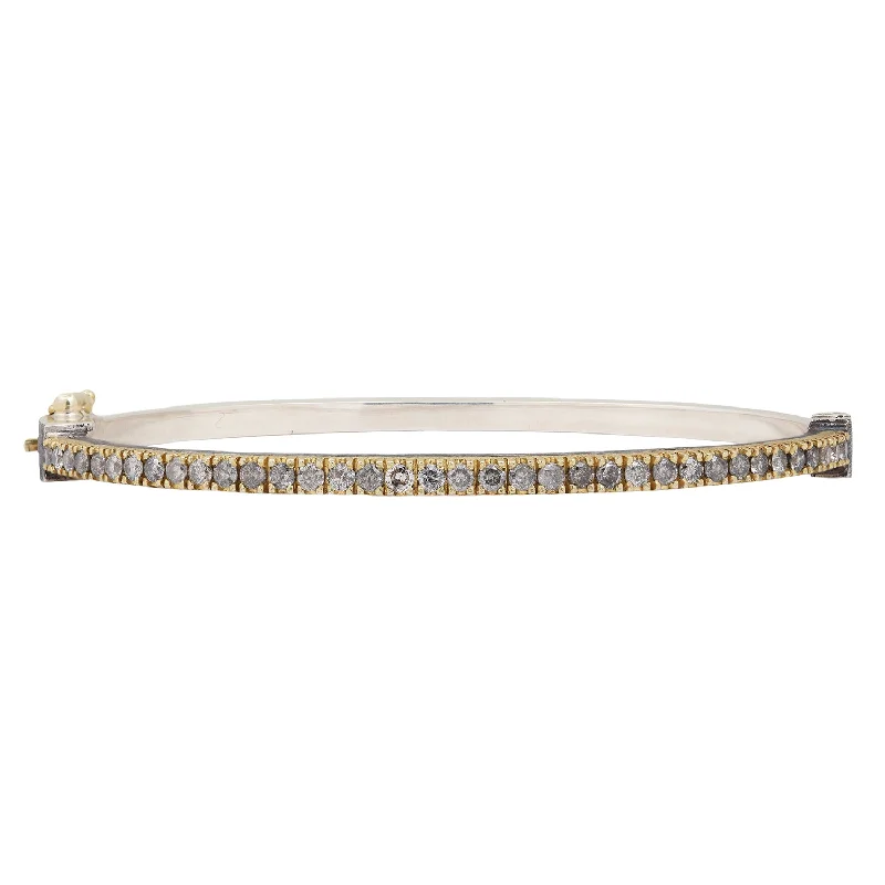 Luxury Jewelry Without The Luxury Price Tag Chloe Gray Diamond Bangle