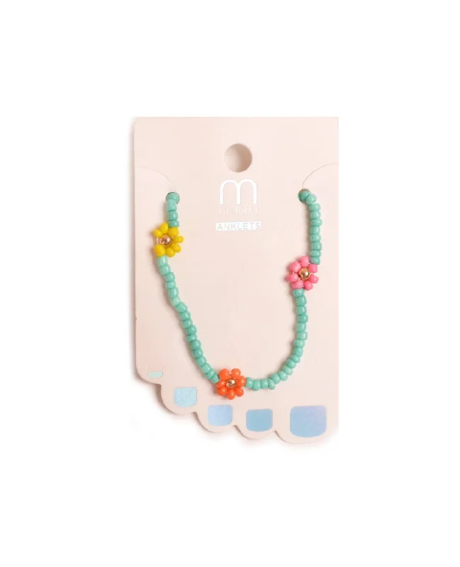 Holiday Jewelry Sale – Perfect Gifts At Great Prices Colorful Flowers Ankle Bracelet Holiday Jewelry Sale – Perfect Gifts At Great Prices Colorful Flowers Ankle Bracelet