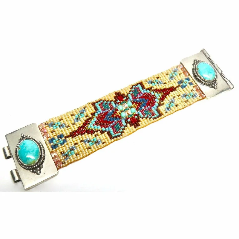 Get Ready To Sparkle – Special Jewelry Discounts CHILI ROSE CLASSIC TURQUOISE IVORY STARBURST BRACELET Get Ready To Sparkle – Special Jewelry Discounts CHILI ROSE CLASSIC TURQUOISE IVORY STARBURST BRACELET
