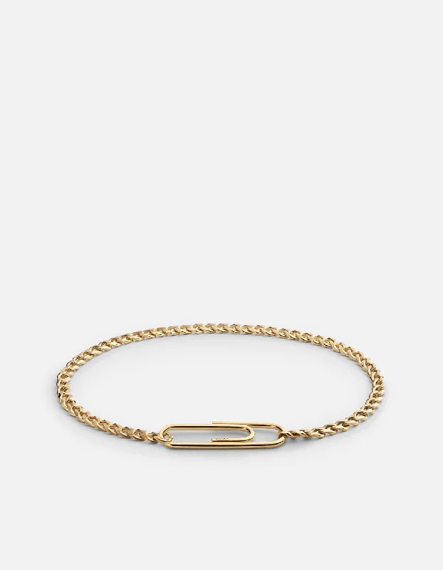 Limited-Stock Jewelry Sale – Once It's Gone, It's Gone Cuban Link Paper Clip Bracelet, Gold Vermeil Limited-Stock Jewelry Sale – Once It's Gone, It's Gone Cuban Link Paper Clip Bracelet, Gold Vermeil