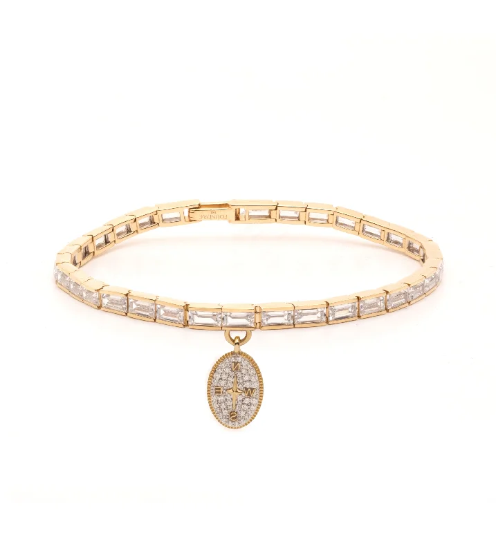 Buy More, Save More On Stunning Jewelry Pieces Internal Compass : Diamond Baguette Bracelet Buy More, Save More On Stunning Jewelry Pieces Internal Compass : Diamond Baguette Bracelet