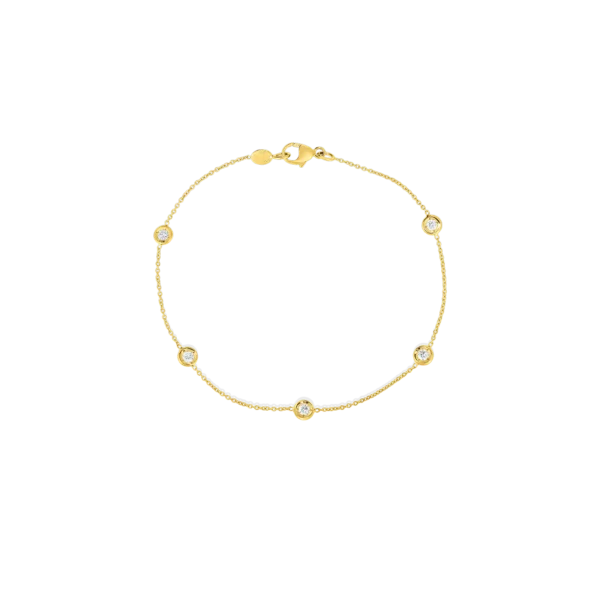 Handcrafted Jewelry Sale – Unique Designs At Low Prices Diamonds By The Inch Yellow Gold 5 Station Bracelet Handcrafted Jewelry Sale – Unique Designs At Low Prices Diamonds By The Inch Yellow Gold 5 Station Bracelet