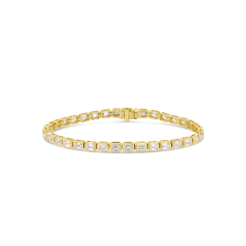 The Perfect Jewelry Piece At The Perfect Discount Emerald Cut Tennis Bracelet