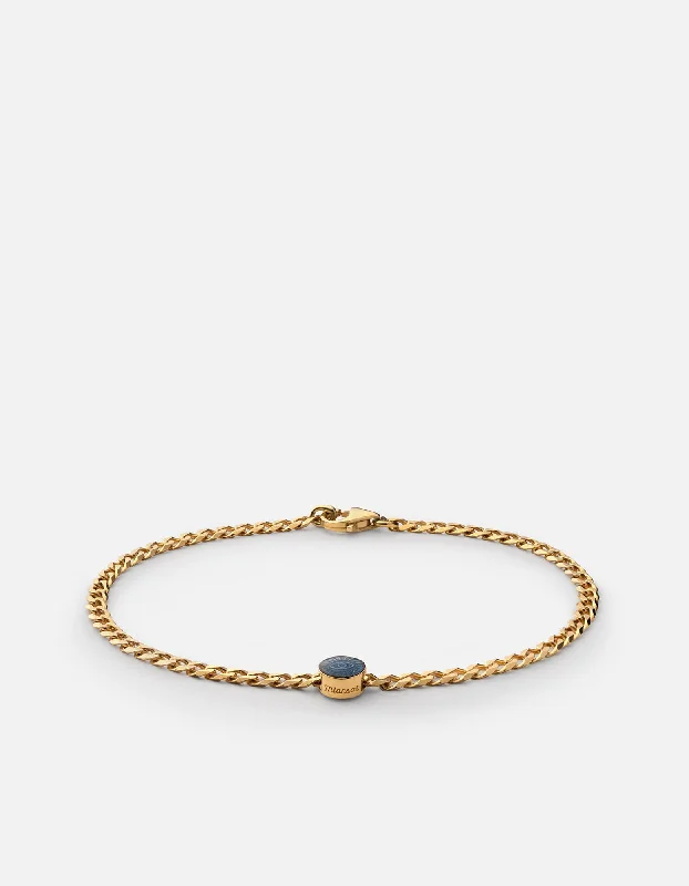 Shop Dazzling Jewelry At The Best Prices Eye of Time Type Chain Bracelet, Gold Vermeil/Blue Shop Dazzling Jewelry At The Best Prices Eye of Time Type Chain Bracelet, Gold Vermeil/Blue