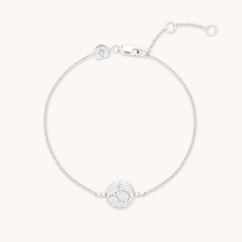 Breathtaking Jewelry, Breathtaking Prices Gemini Zodiac Bracelet in Silver