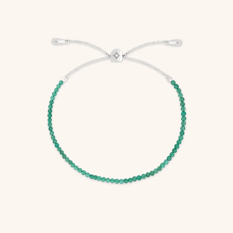 Discover Unique Jewelry With Special Limited-Time Offers Green Agate Gemstone Bracelet in 9k White Gold Discover Unique Jewelry With Special Limited-Time Offers Green Agate Gemstone Bracelet in 9k White Gold