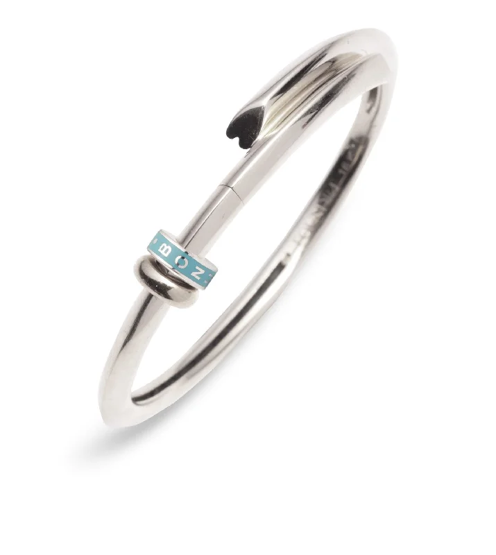 Modern Statement Jewelry For Bold Styling Tenet & White Gold : Heart Beat Strong Heart Bangle Modern Statement Jewelry For Bold Styling Tenet & White Gold : Heart Beat Strong Heart Bangle