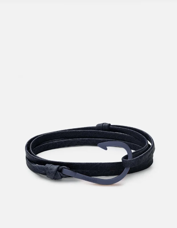 Elegant Jewelry Styles At Budget-Friendly Prices Hook Leather, Navy Blue
