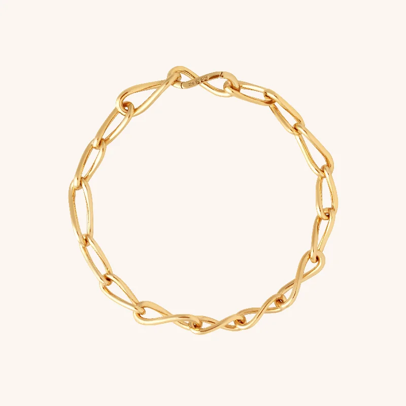 Timeless Beauty, Unbeatable Deals – Jewelry Sale On Infinite Chain Bracelet in Gold Timeless Beauty, Unbeatable Deals – Jewelry Sale On Infinite Chain Bracelet in Gold