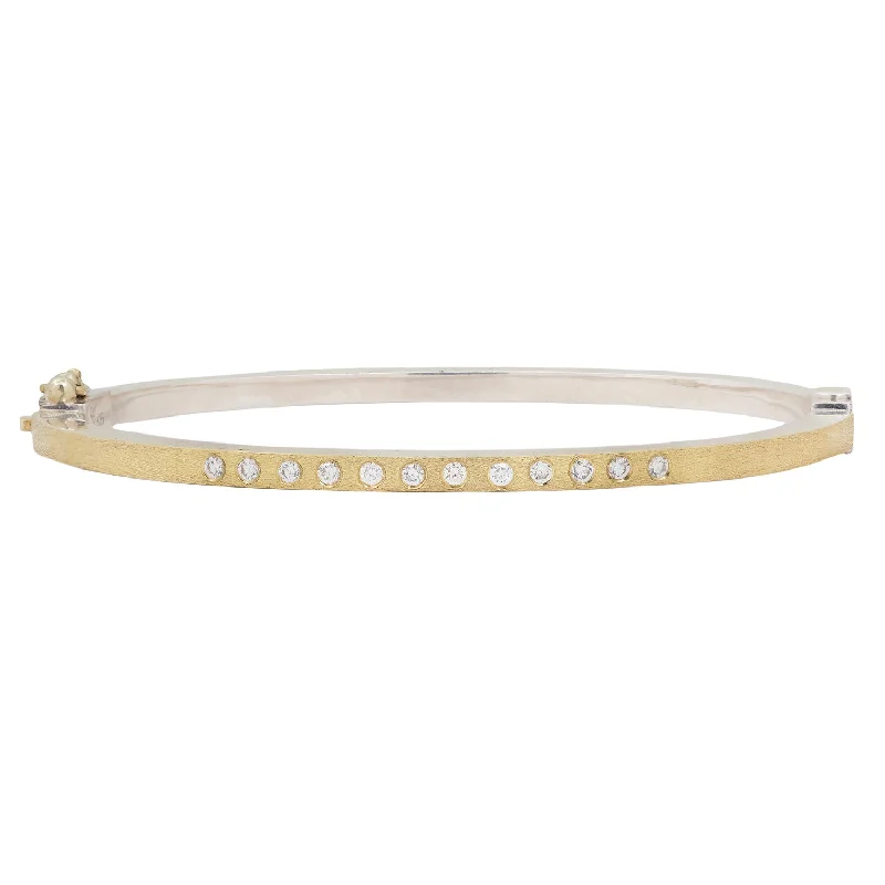 Upgrade Your Jewelry Collection For Less Laura Diamond Gold Bangle