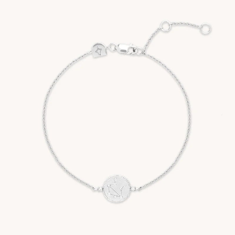 Luxury Meets Affordability – Jewelry Sale Live Now Libra Zodiac Bracelet in Silver
