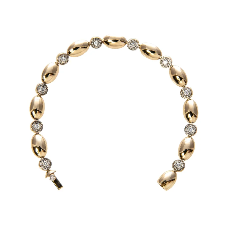 Must-Have Jewelry At Unbelievable Discounts The Mary Collection Pavé Diamond Station Line Bracelet