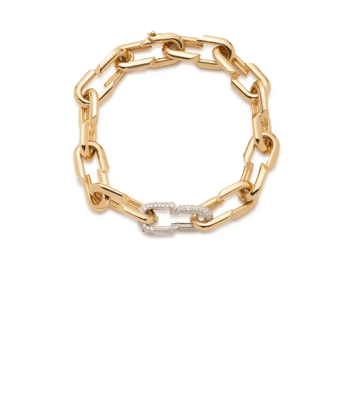 Stunning Statement Jewelry, Unbeatable Discounts Medium Strong Hearts Love Single Pave Link Chain Bracelet Stunning Statement Jewelry, Unbeatable Discounts Medium Strong Hearts Love Single Pave Link Chain Bracelet
