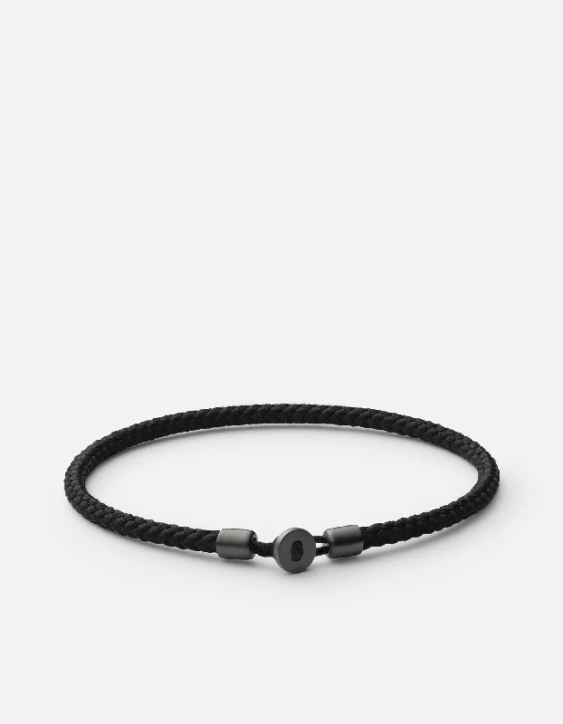Discover Unique Jewelry With Special Limited-Time Offers Nexus Rope Bracelet, Matte Black Rhodium Discover Unique Jewelry With Special Limited-Time Offers Nexus Rope Bracelet, Matte Black Rhodium