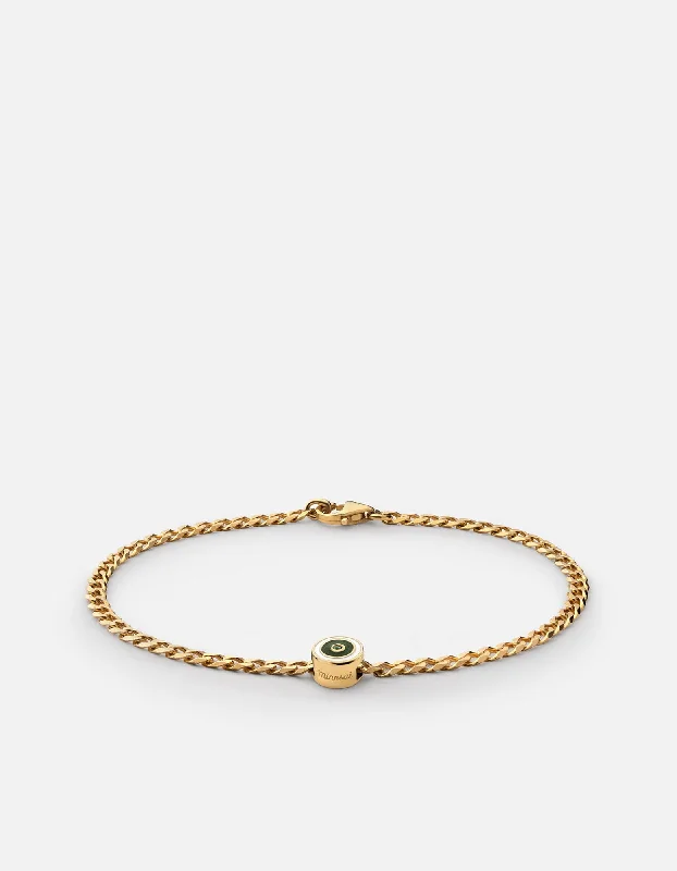 Shop Stylish Jewelry Now And Save Big Opus Chalcedony Type Chain Bracelet, Gold Vermeil/Green Shop Stylish Jewelry Now And Save Big Opus Chalcedony Type Chain Bracelet, Gold Vermeil/Green