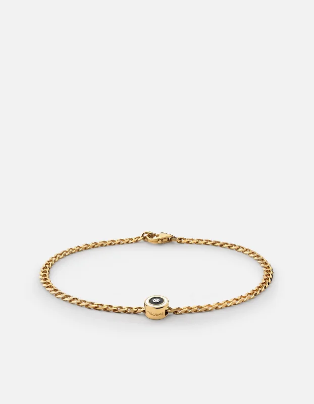 Flash Sale On Stunning Jewelry – Don't Miss Out Opus Sapphire Type Chain Bracelet, Gold Vermeil/Black Flash Sale On Stunning Jewelry – Don't Miss Out Opus Sapphire Type Chain Bracelet, Gold Vermeil/Black