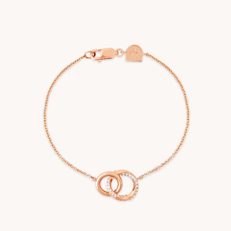 Shop Fine Jewelry With Amazing Deals Orbit Crystal Bracelet in Rose Gold