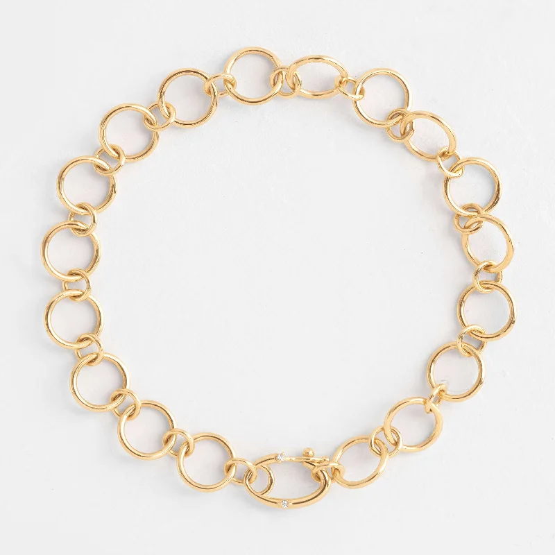 Get Your Favorite Jewelry At The Best Price Oval Catch Clasp Chain Bracelet