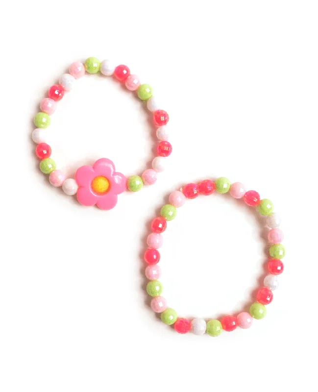 The Ultimate Jewelry Sale – Shop Premium Styles Pink Flower Kids Bracelet Set