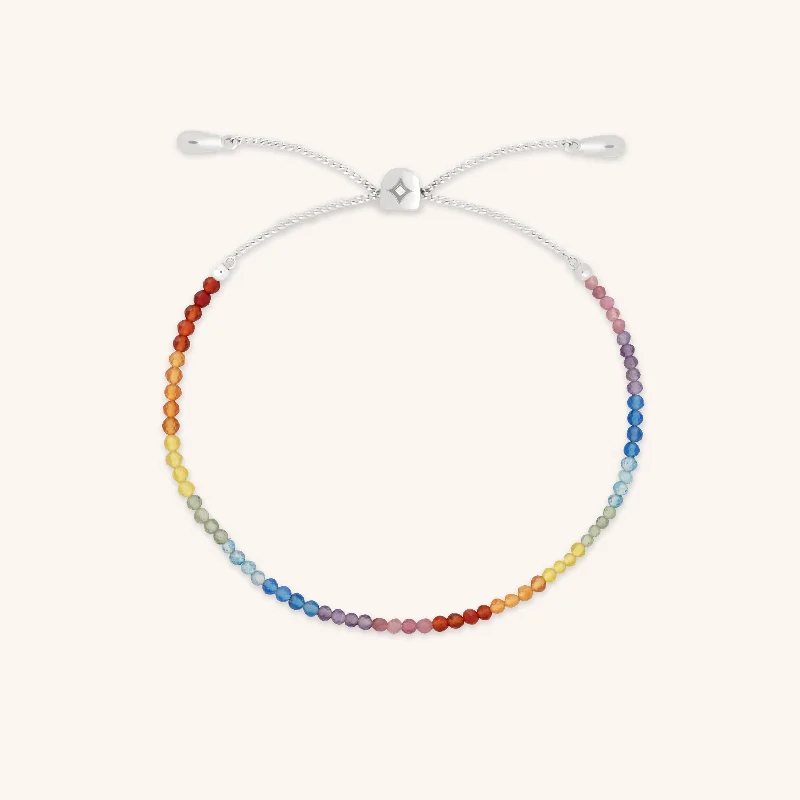 Trending Jewelry Now Available At Exclusive Prices Rainbow Gemstone Bracelet in 9k White Gold Trending Jewelry Now Available At Exclusive Prices Rainbow Gemstone Bracelet in 9k White Gold