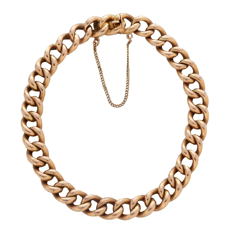 Exclusive Jewelry Markdowns – Limited-Time Offer Regal Gold Curb Bracelet