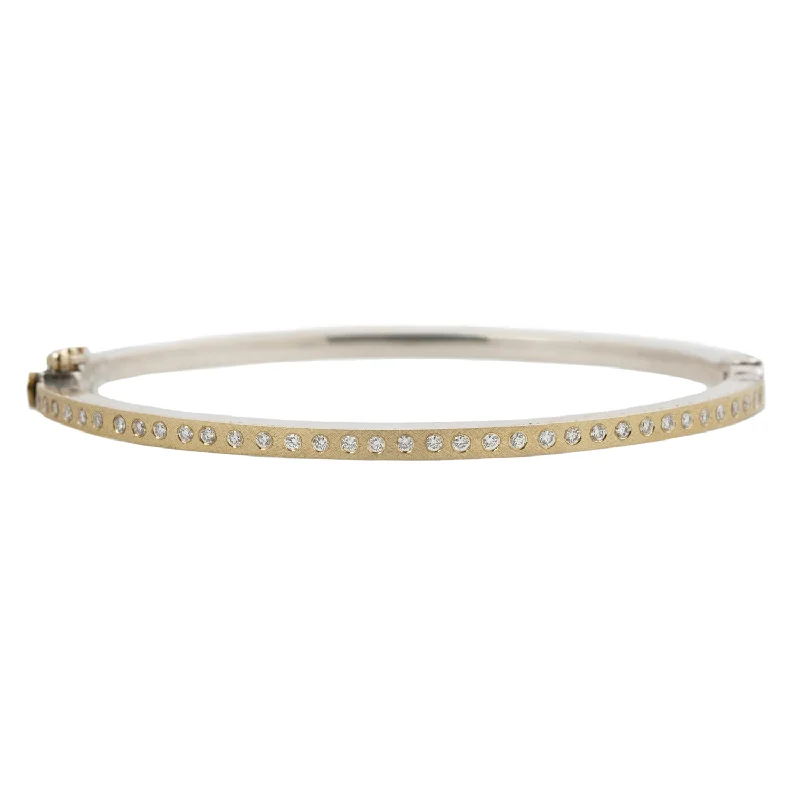 Shop Dazzling Jewelry At The Best Prices Adam Gold and Silver Bangle
